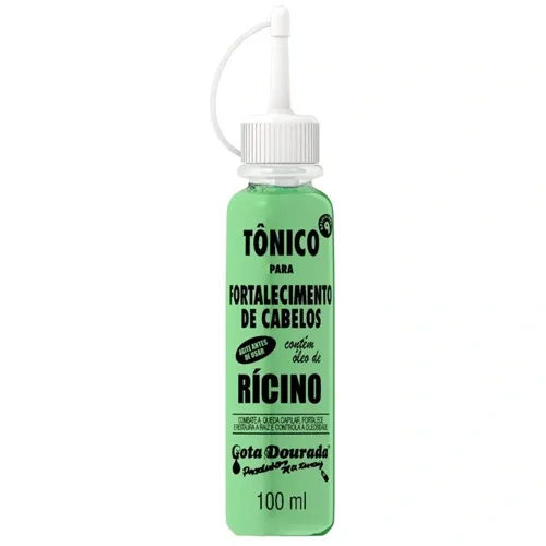 TONICO CAPILAR GOTA DOURADA RICINO FORTAL CABELOS100ML