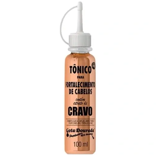 TONICO CAPILAR GOTA DOURADA CRAVO FORTALECIMENTO 100ML