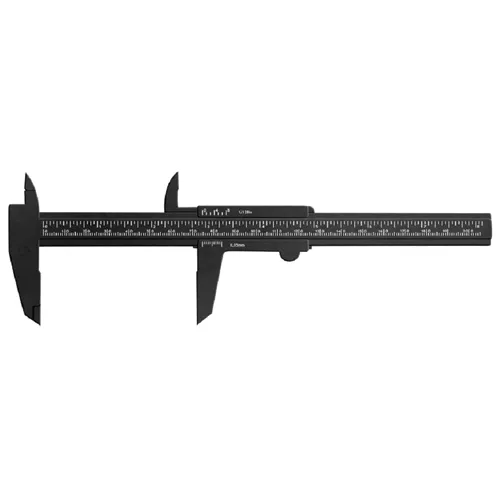 PAQUIMETRO PLAST PRETO 20CM