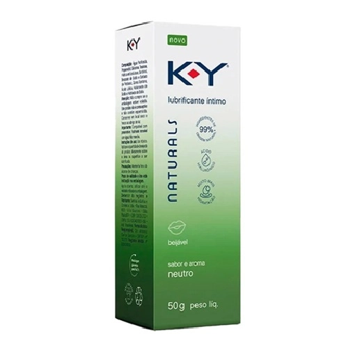 GEL LUBRIFICANTE K-Y NATURALS NEUTRO 50G