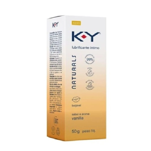 GEL LUBRIFICANTE K-Y NATURALS VANILLA 50G