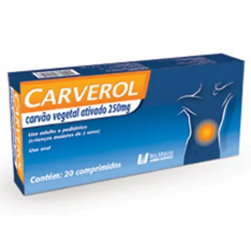 CARVEROL 250MG 20 COMPRIMIDOS