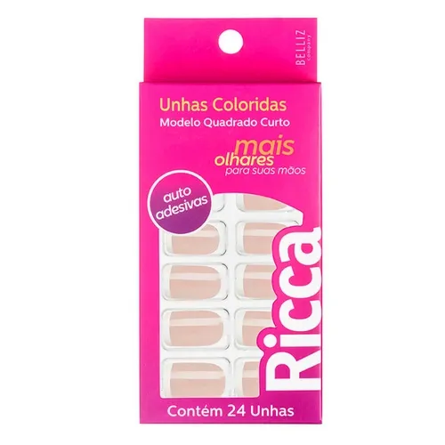 UNHAS POSTICAS RICCA FRANCESINHA ROSA 24UN
