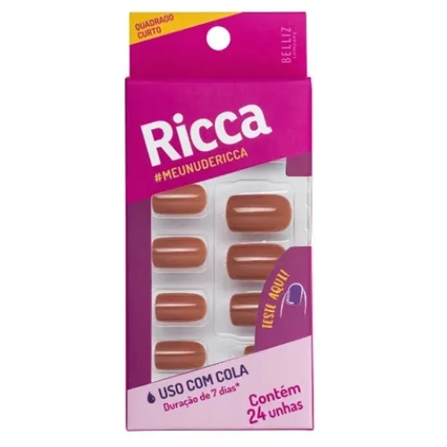 UNHAS POSTICAS RICCA QUADRADAS CURTAS NUDE 1958 24UN