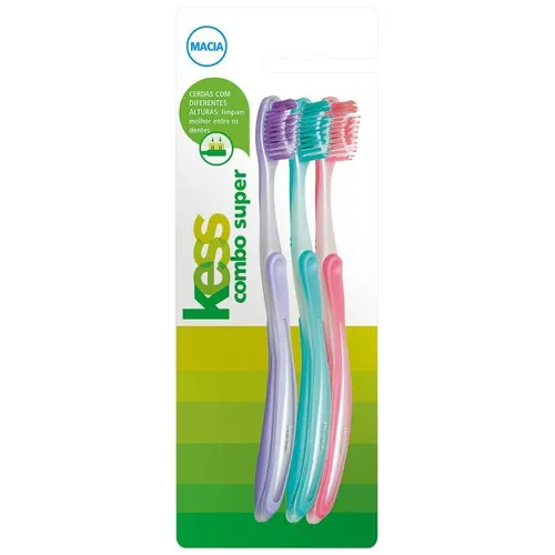 ESCOVA DENTAL KESS COMBO SUPER 3UN 2101