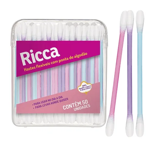 HASTES FLEXIVEIS RICCA TRAVEL 50UN