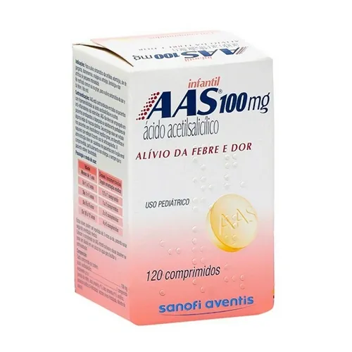 AAS INFANTIL 100MG 120 COMPRIMIDOS