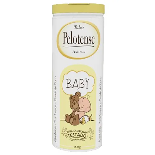 Talco Pelotense Baby Amarelo Po 200G