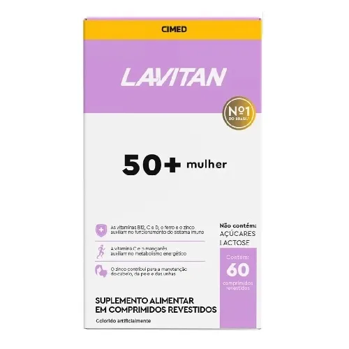 LAVITAN MULHER 50+ 60 COMPRIMIDOS REVESTIDOS