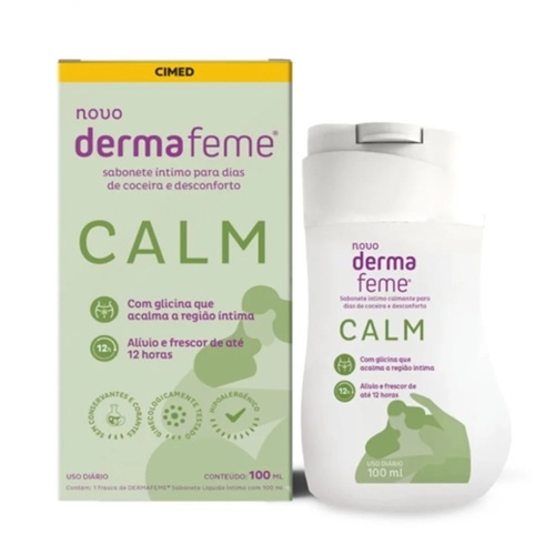 SABONETE LIQ INTIMO DERMAFEME CALM 100ML