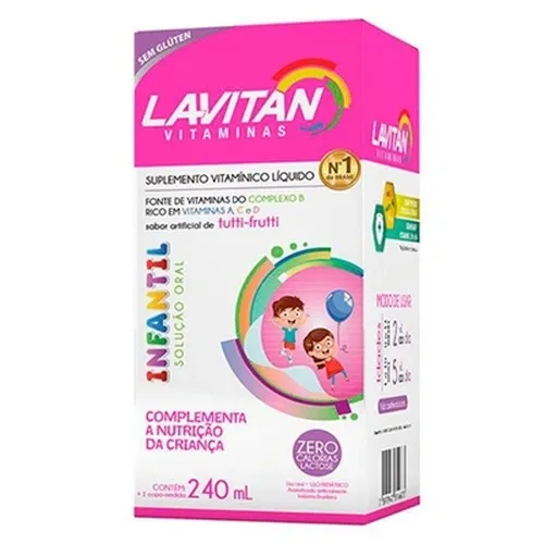 LAVITAN KIDS TUTTI FRUTTI LIQUIDO 240ML
