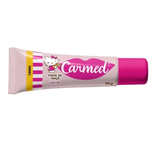 HIDRATANTE LABIAL CARMED HELLO KITTY TORTA DE MACA 10G