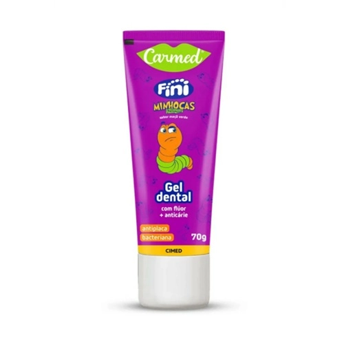 GEL DENTAL CARMED FINI MINHOCAS 70G