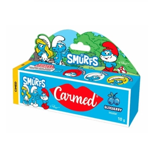 HIDRATANTE LABIAL CARMED SMURFS INCOLOR 10G