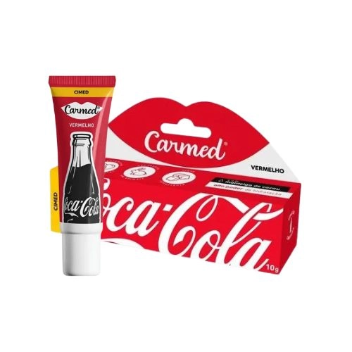 HIDRATANTE LABIAL CARMED COCA COLA VERMELHO 10G