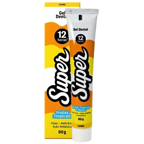 GEL DENTAL SUPER FRUTAS TROPICAIS 90G
