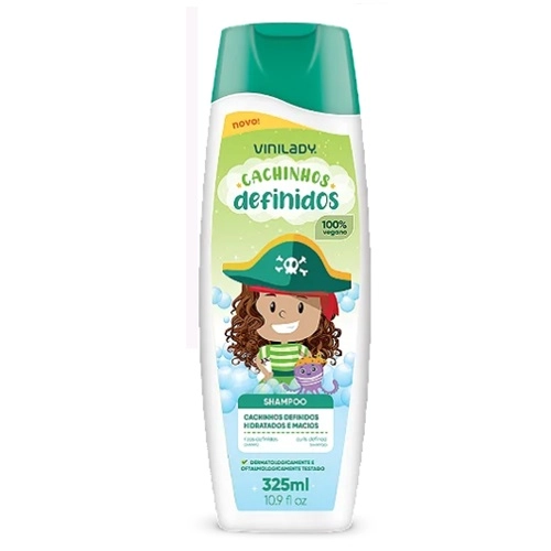 SHAMPOO VINI KIDS CACHINHOS DEFINIDOS 330ML