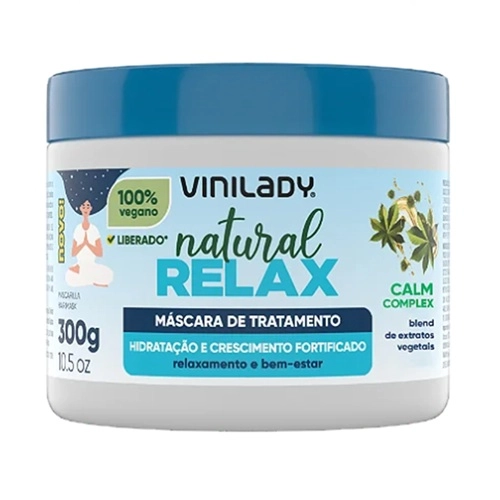 CREME CAPILAR VINI LADY NATURAL RELAX 300ML