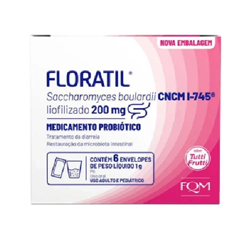 FLORATIL 200MG 6 ENVELOPES DE 1G