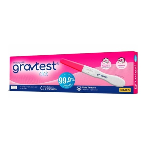 TESTE GRAVIDEZ GRAV TESTE CLICK 1UN