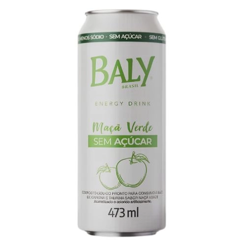BALY ENERGY DRINK S/ACUCAR MACA VERDE 473ML