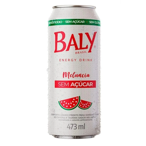 BALY ENERGY DRINK S/ACUCAR MELANCIA 473ML