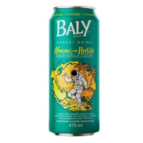 BALY ENERGY DRINK DAS GALAXIAS ABACAXI/HORTELA 473ML