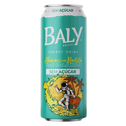 BALY ENERGY DRINK S/ACUCAR ABACAXI/HORTELA 473ML