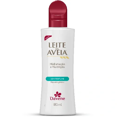 HIDRATANTE DAVENE LEITE DE AVEIA CLASSICO SEM PERFUME 180ML