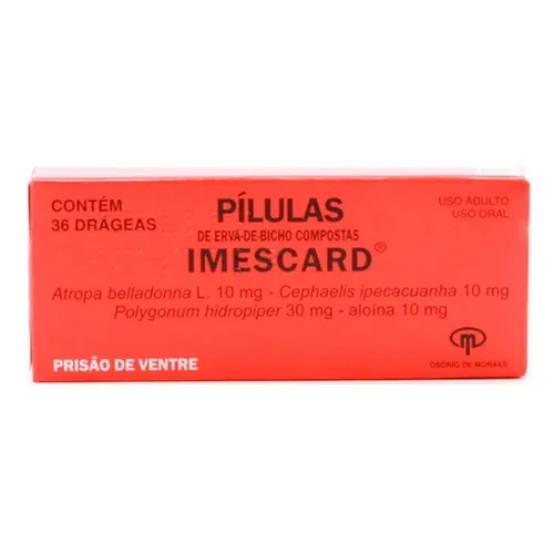 IMESCARD PILULAS 36 DR