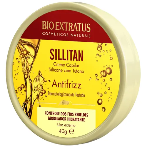 POMADA CAPILAR BIO EXTRATUS SILLITAN ANTIFRIZZ 40G