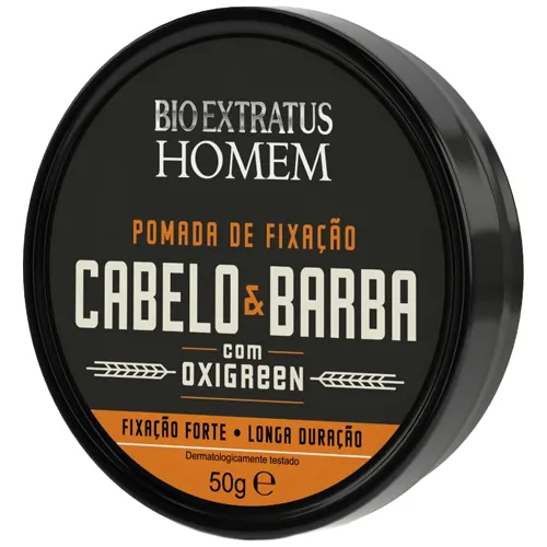 POMADA FIXADORA BIO EXTRATUS HOMEM CABELO/BARBA 50G