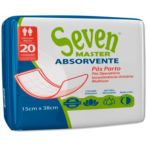 ABSORVENTE SEVEN MASTER POS PARTO 20UN