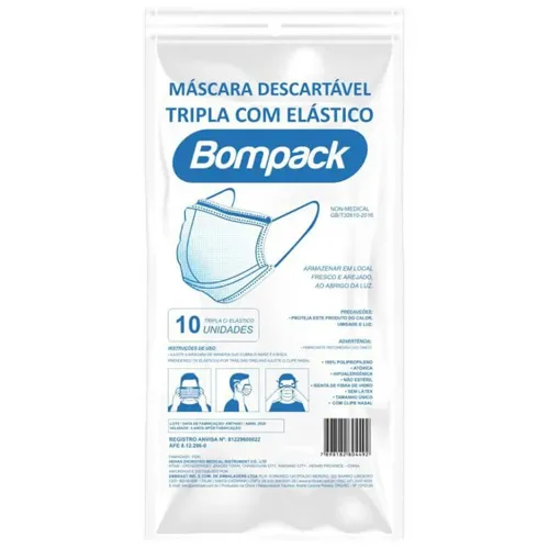 MASCARA BOMPACK TRIPLA 10 UN