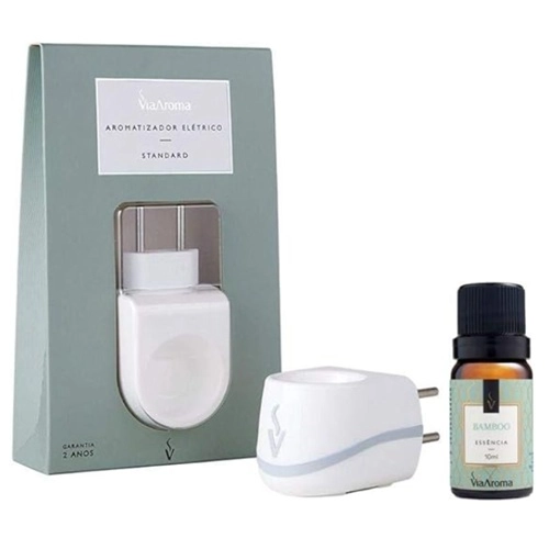 Conjunto Difusor De Porcelana C/ Essencia Bamboo