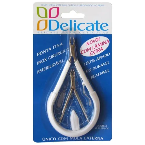 ALICATE DE CUTICULA DELICATE REF 625 COM LAMINA EXTRA