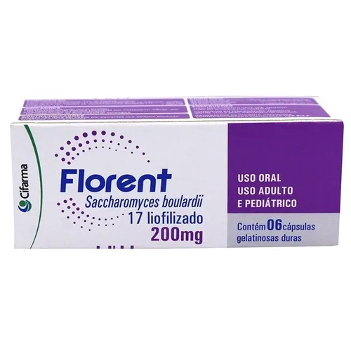 FLORENT 200MG 6CAP