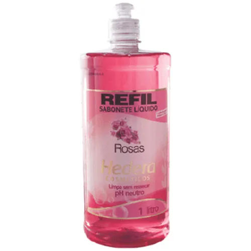SABONETE LIQUIDO HEDERA ROSAS E PIT 1LT
