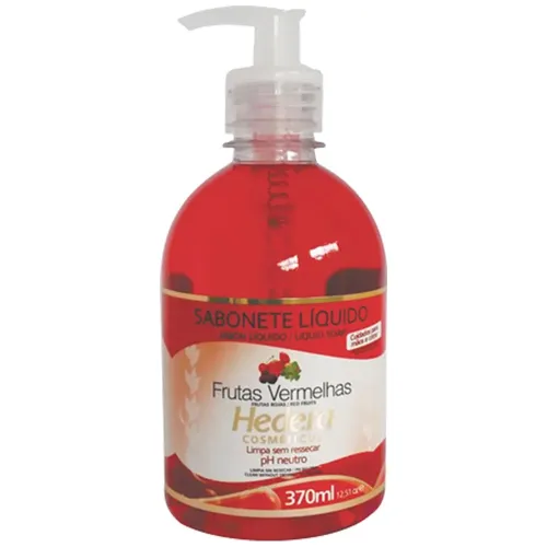 SABONETE LIQUIDO HEDERA FRUTAS VERM 370ML
