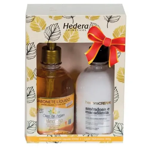 KIT PRESENTE HEDERA SABONETE LIQUIDO + LOCAO AME ARG 370G
