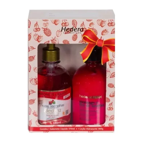 KIT PRESENTE HEDERA SABONETE LIQUIDO + LOCAO AVEIA 370G