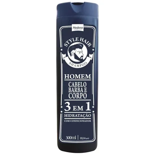 SHAMPOO HEDERA HOMEM 3X1 300ML