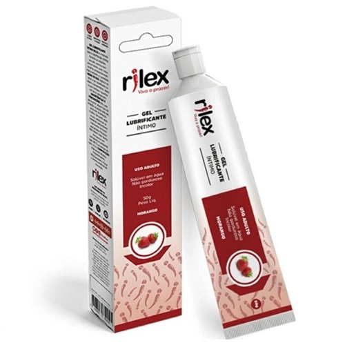 GEL LUBRIFICANTE RILEX MORANGO 50G