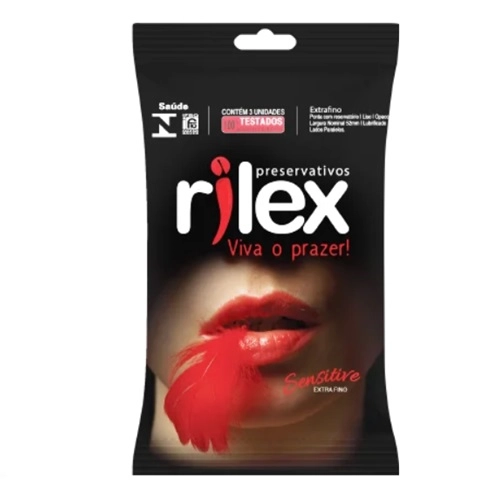 PRESERVATIVO RILEX SENSITIVE EXTRA FINO 3 UNIDADES