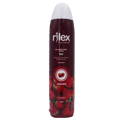 GEL LUBRIFICANTE RILEX TOY MORANGO 100G