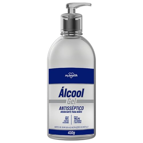 ALCOOL 70% GEL MY HEALTH 430G