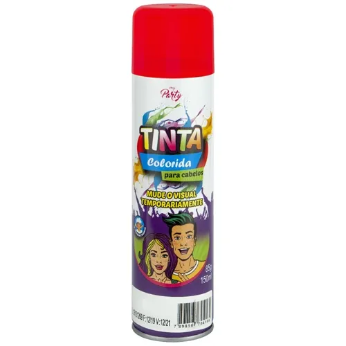 TINTA MY PARTY SPRAY VERMELHO 150ML