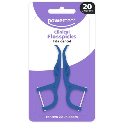 FITA DENTAL POWERDENT FLOSSPICKS 20UN