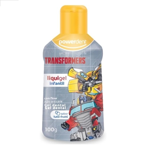 GEL DENTAL POWERDENT TRANSFORMERS 100G