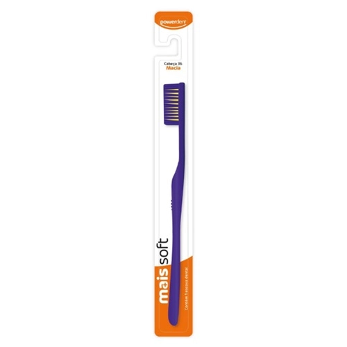 ESCOVA DENTAL POWERDENT MAIS SOFT MACIA CABECA 36 1 UNIDADE
